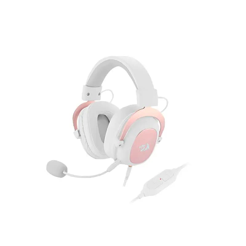 Audifono Redragon Gaming Zeus Usb Blanco Con Microfono H510W