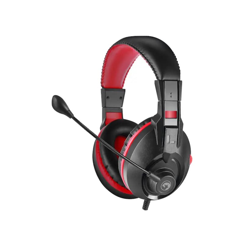 Audifono Marvo Gaming 3.5Mm Negro-Rojo Con Microfono H8321S