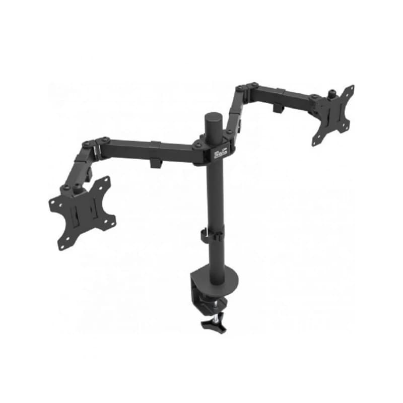 Soporte Giratorio Para Doble Monitor Lcd/Led  13-32 Pulgadas  8kgs  Klipx  Kpm-310