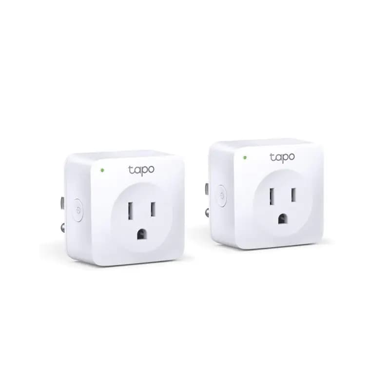 Enchufe Inteligente Tp-link 100-125 V 50/60 Hz  2.4 GHz Tapo App Alexa&Google 10A(2 Piezas)