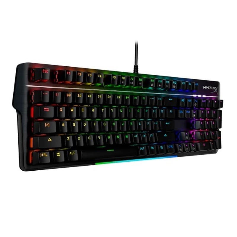 Teclado mecanico hyperx alloy mkw100 switch ttc red linear 4p5e1aa