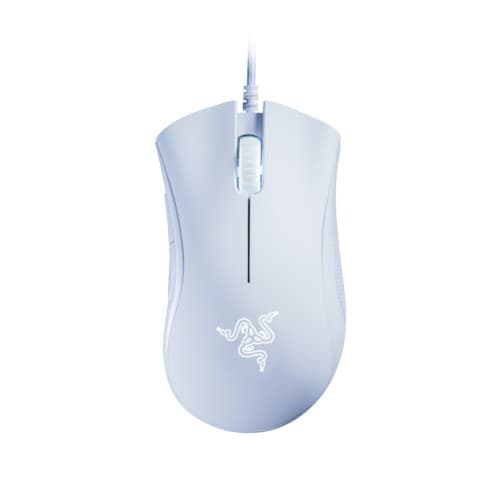 Mouse razer deathadder essential blanco rz01-03850200-r3m1