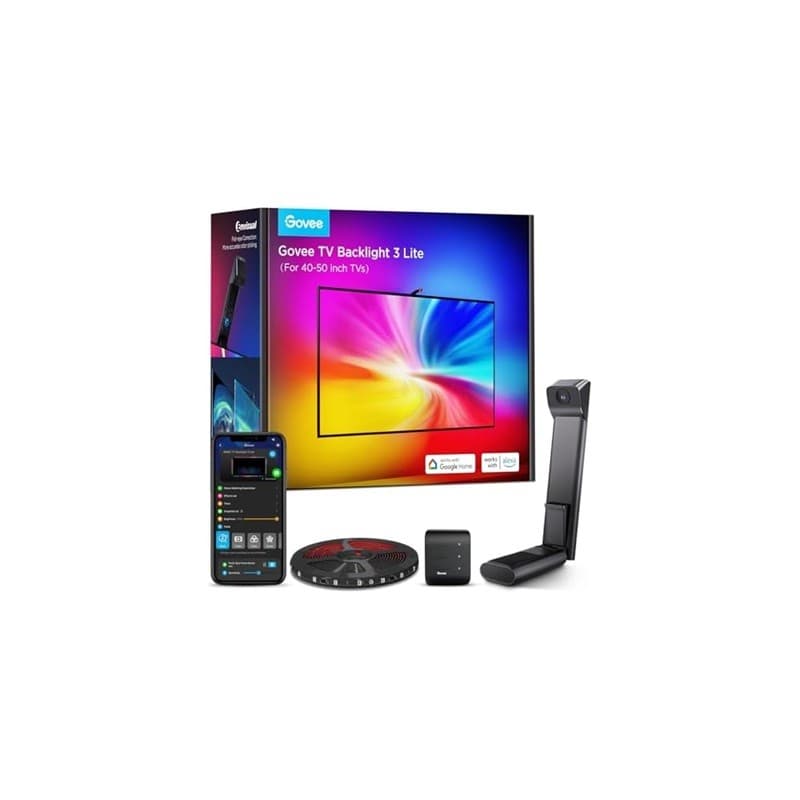 Govee tv backlight 3 lite para 40-50p compatible matter alexa google h60971d1