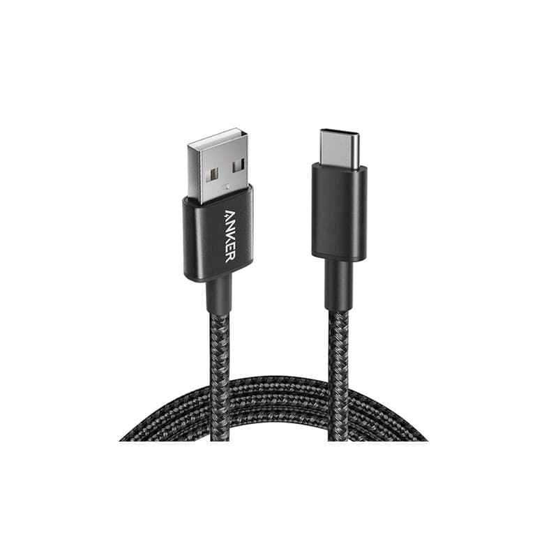Cable usb-a a usb-c anker braided 6ft a8173h11