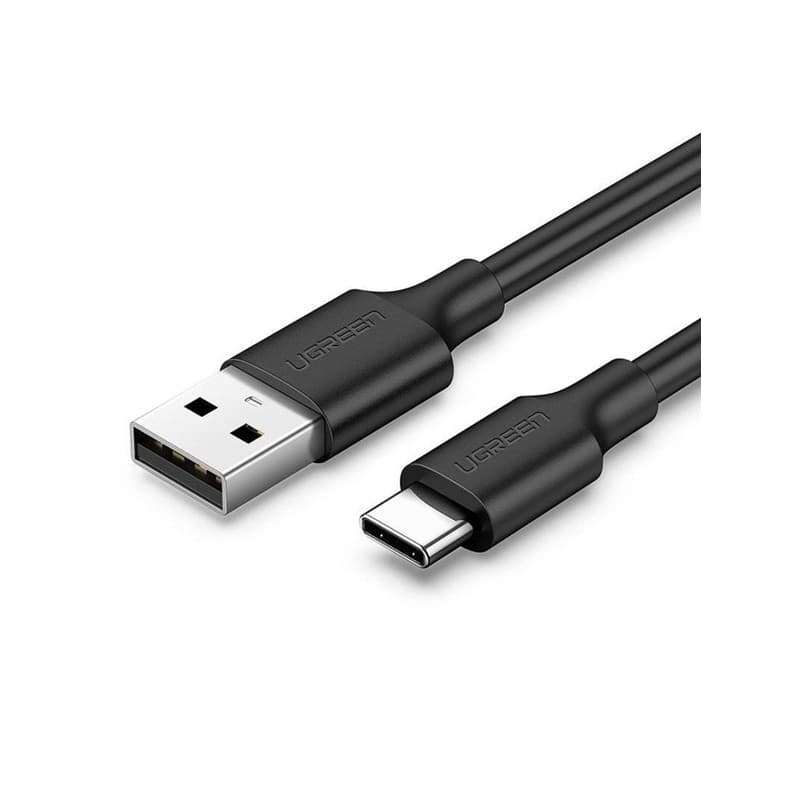 Cable usb-a a usb-c ugreen us287 3a negro 1.5mts 60117