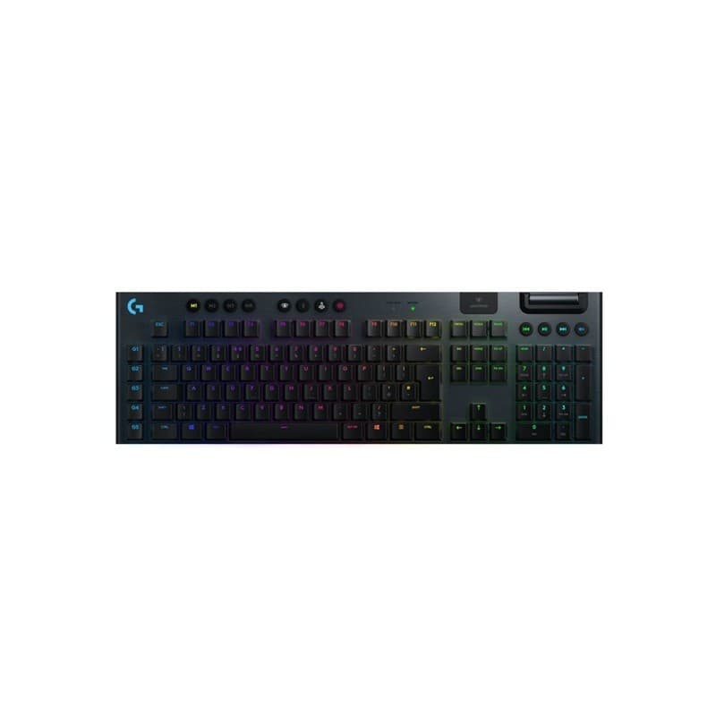 Teclado mecanico inalambrico bluetooth logitech g915 rgb negro 920-008902 30 horas (brillo 100%)