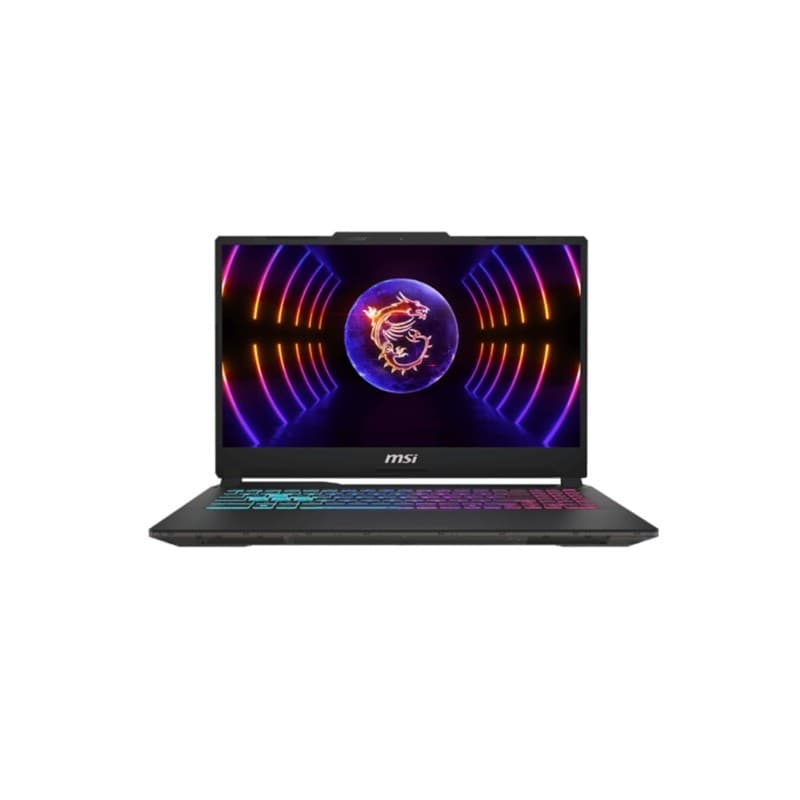 Laptop msi cyborg 15 b13wekg-664xsp proc. intel i7 13620h ram ddr5 16gb almacenamiento ssd 512gb rtx5050 8gb pantalla fhd 15.6p w11h