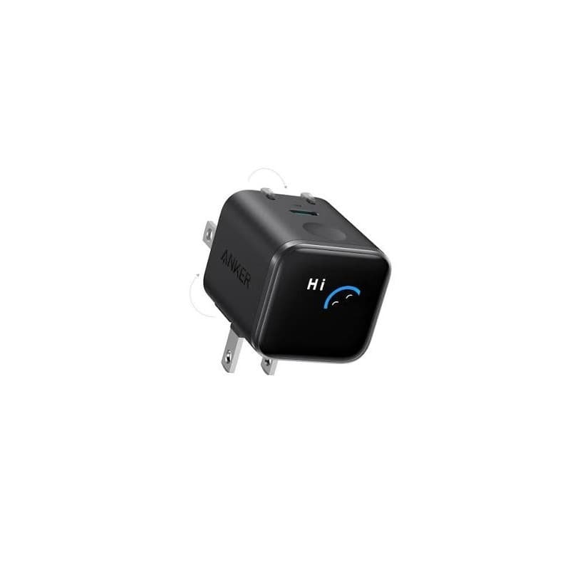 Cubo de carga smart 45w usb-c anker nano negro  a121dj11 con pantalla