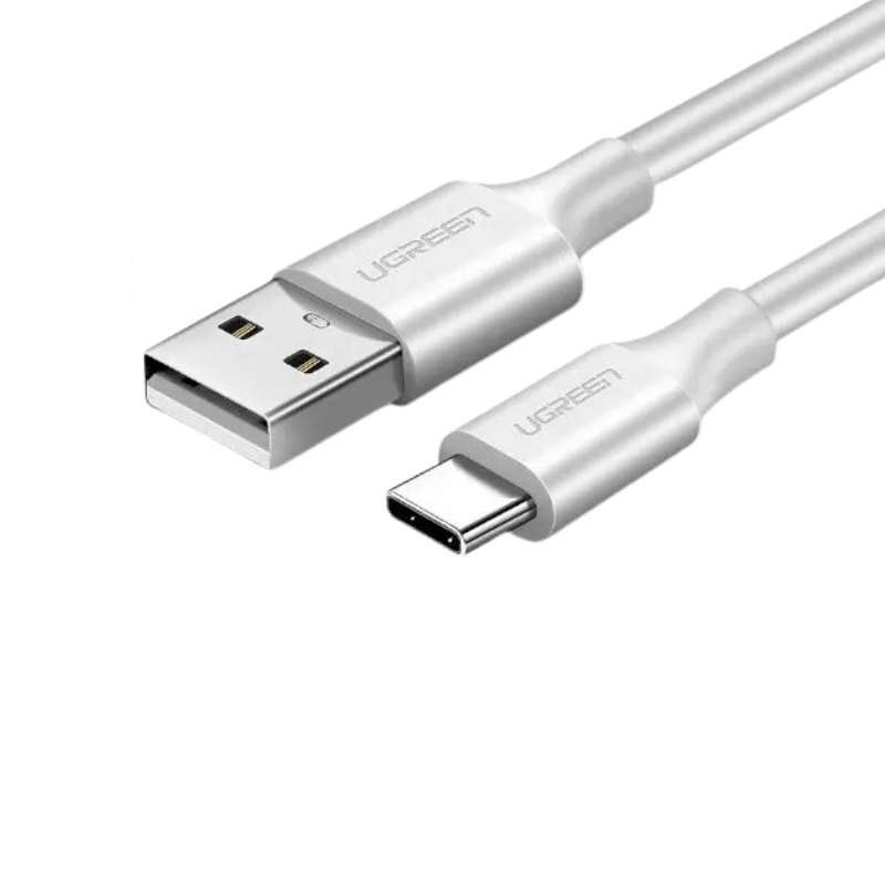 Cable usb-a a usb-c ugreen us287 1.5m 3a blanco 60122