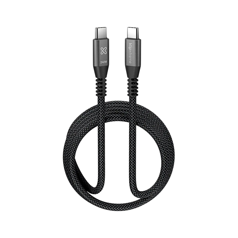 Cable usb-c macho-macho klip xtreme 240w kac-750-6ft 1.8mts