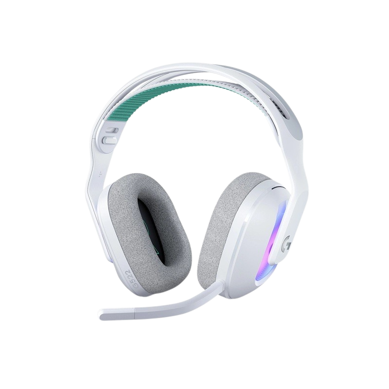 Headset inalambricos 2.4ghz bluetooth y usb logitech g522 lightspeed rgb blanco 981-001549