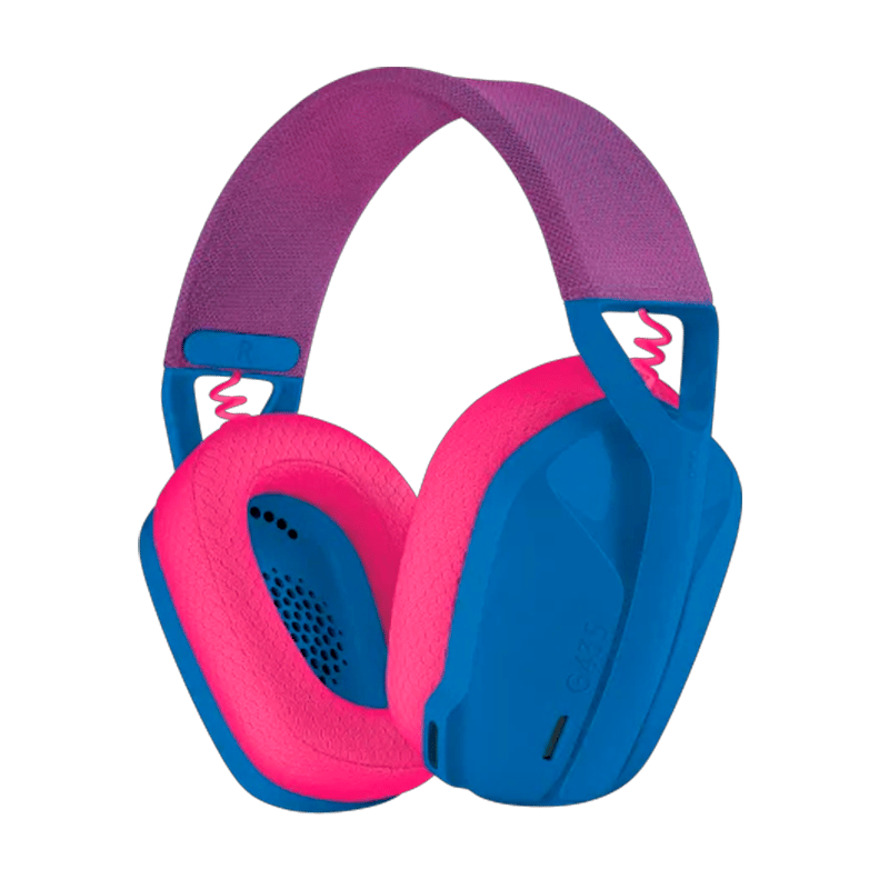 Headset inalambricos bt logitech g435 lightspeed blue/raspberry 981-001061