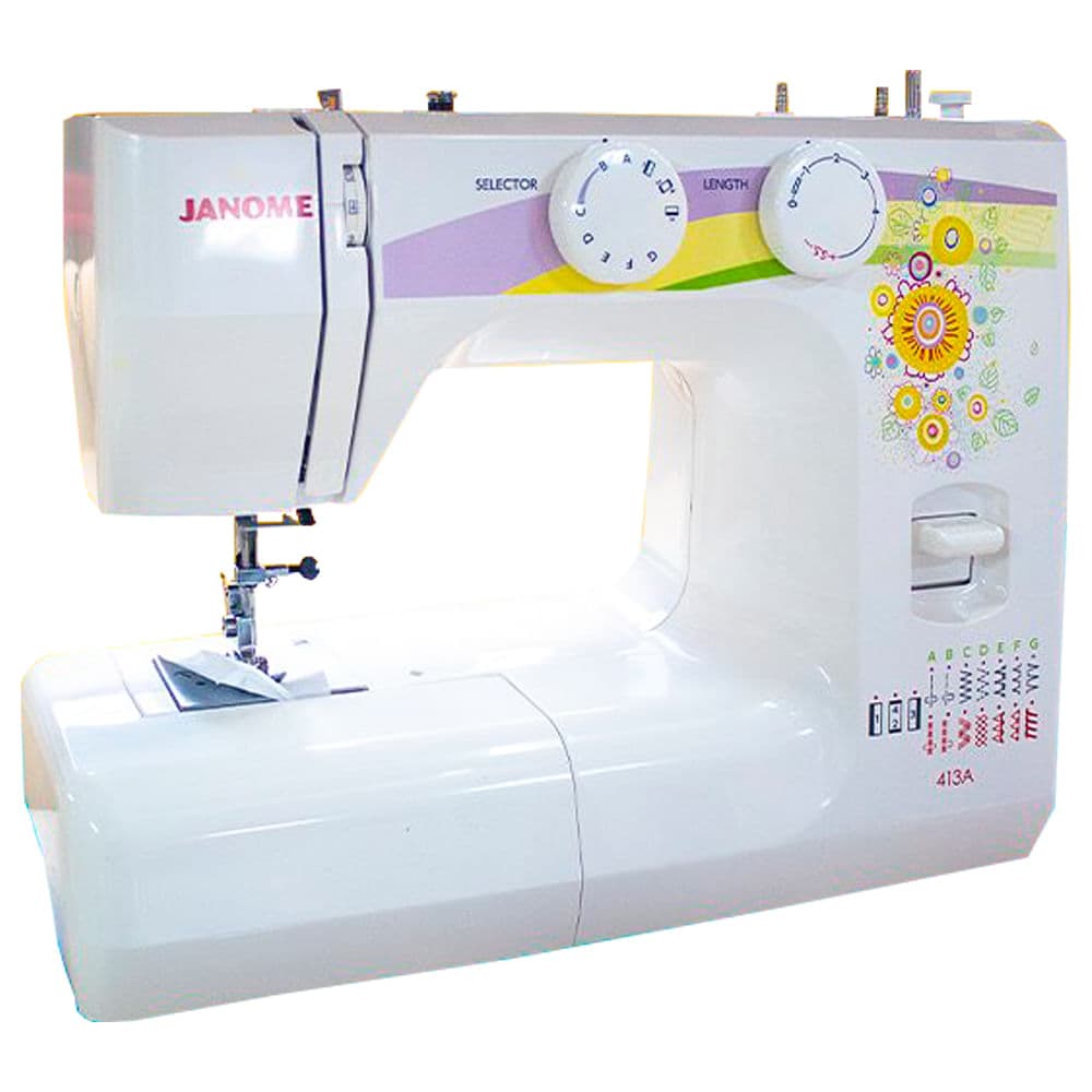 Máquina de coser mecánica portátil de 17 puntadas