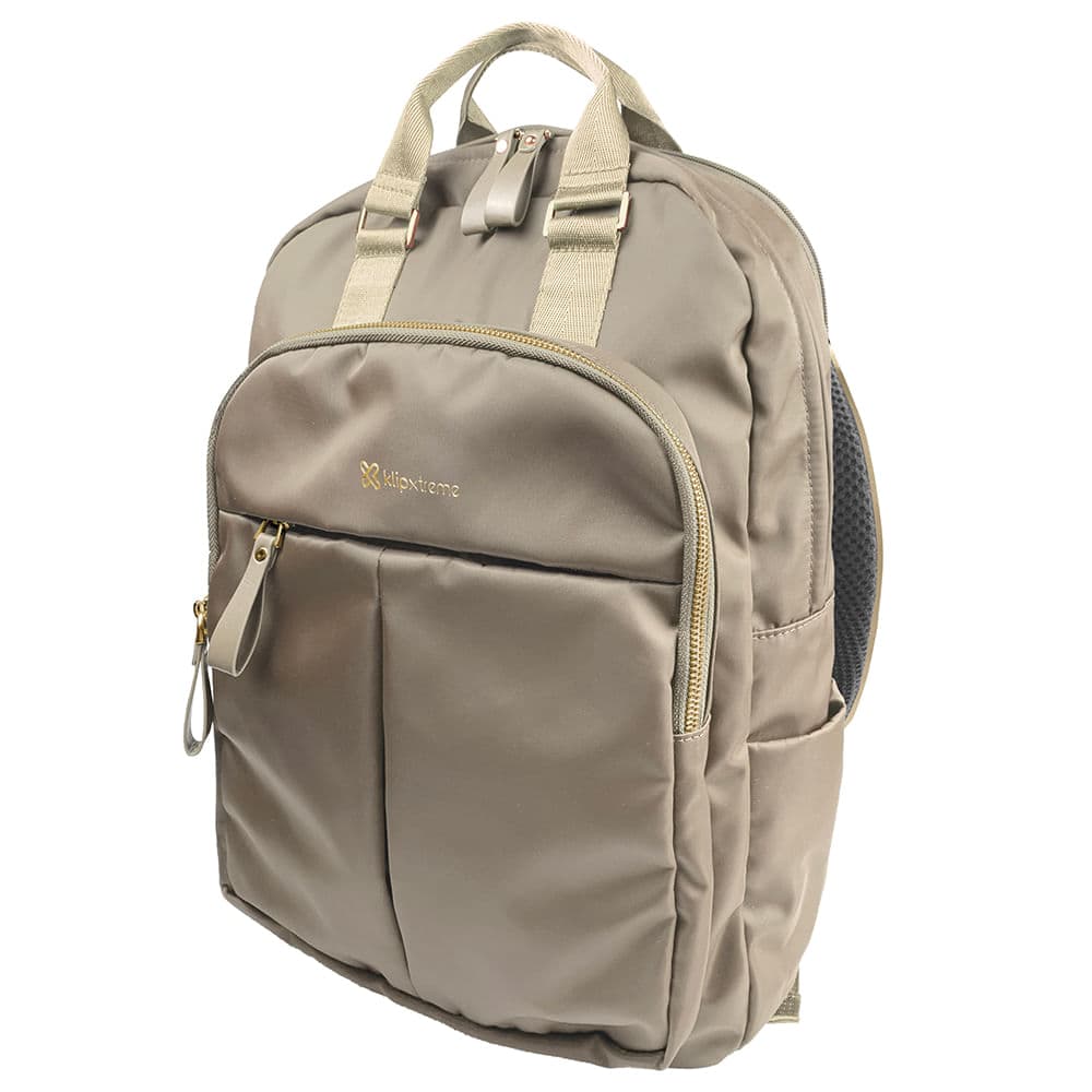 Mochila Klip Xtreme para laptop 15.6” kakhi