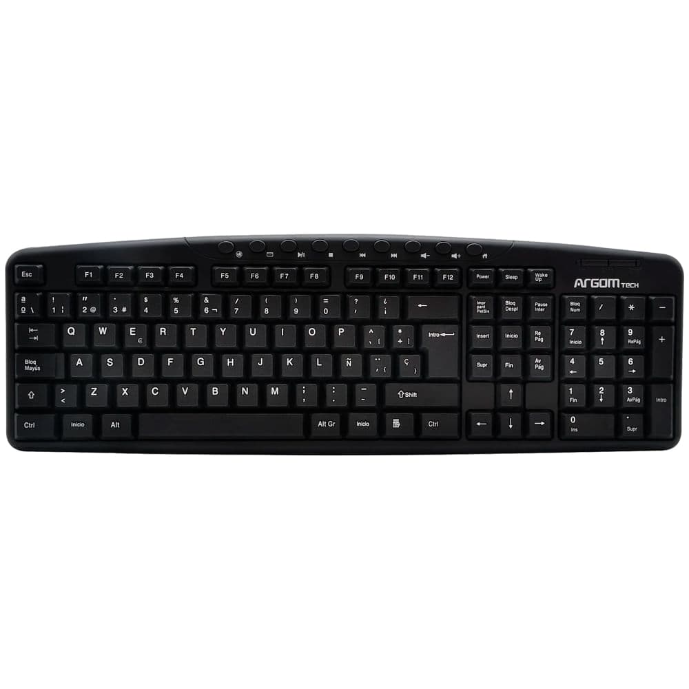 Teclado español multimedia usb
