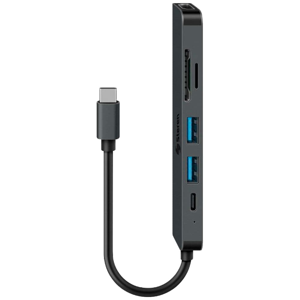HUB tipo USB type-C de  6 puertos
