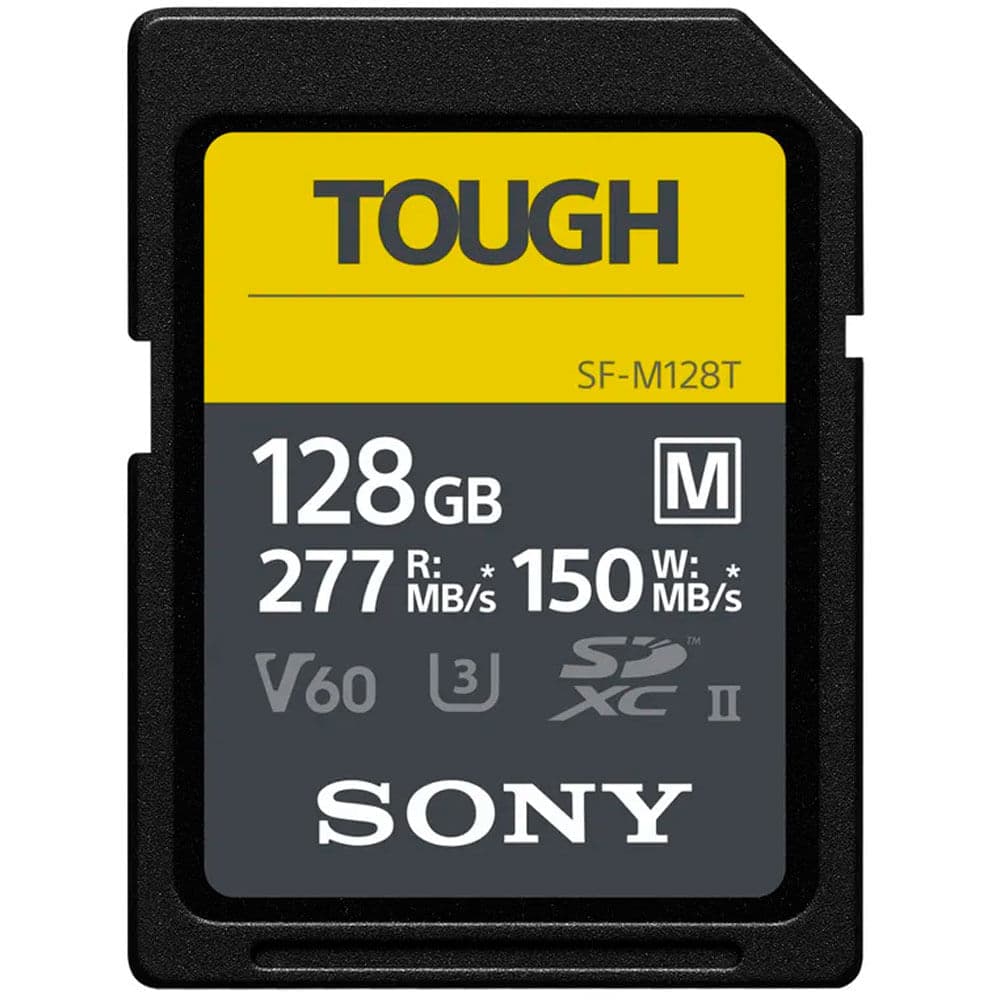 Tarjeta de memoria Sony SF-M Tough Series UHS-II SDXC de 128GB