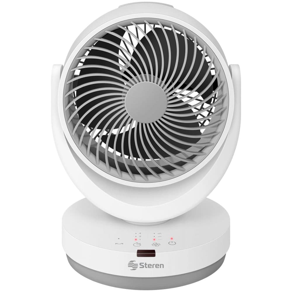 Ventilador oscilante con ajuste de velocidad y temporizador, para escritorio Steren