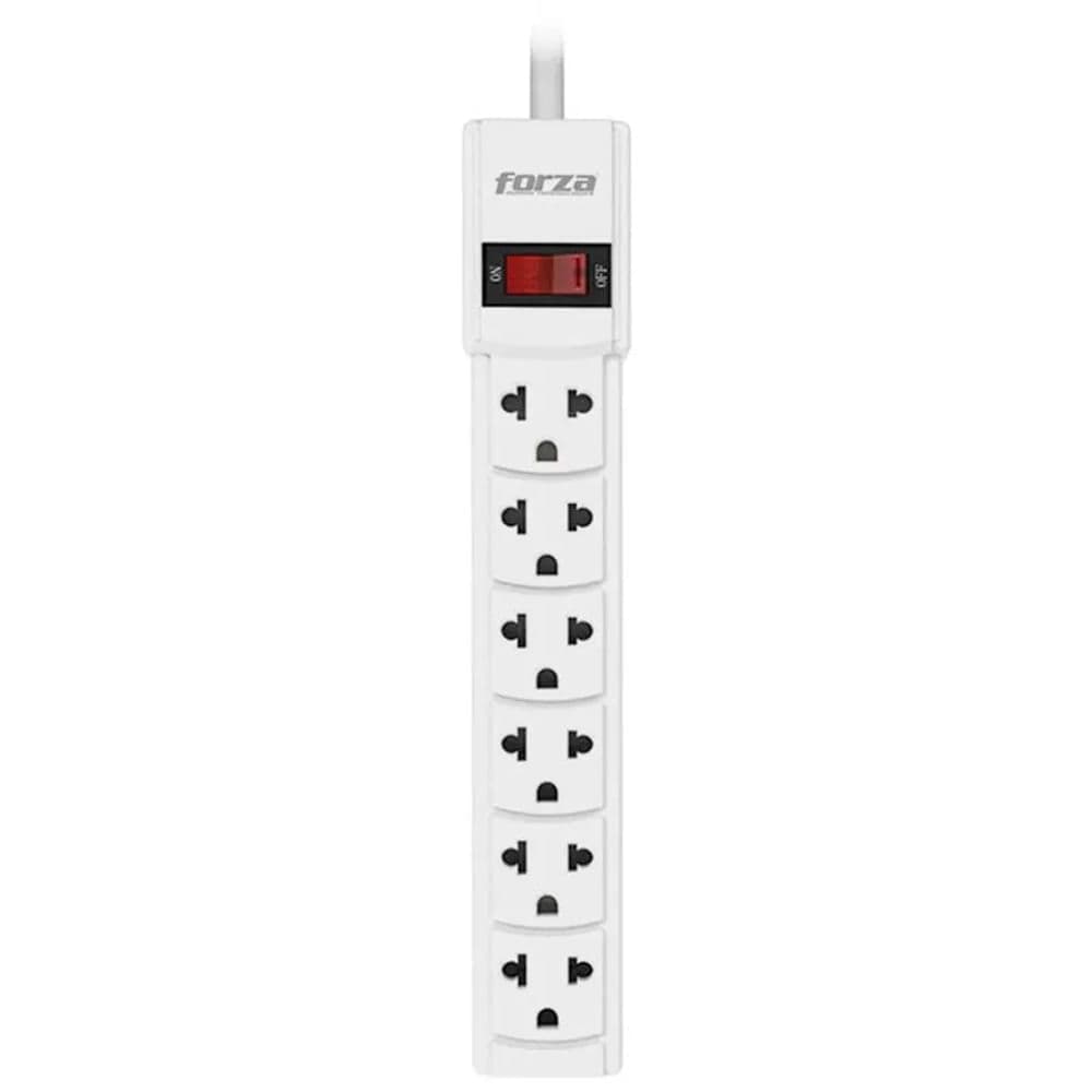 Regleta Forza con 6 conectores NEMA universales 2200W