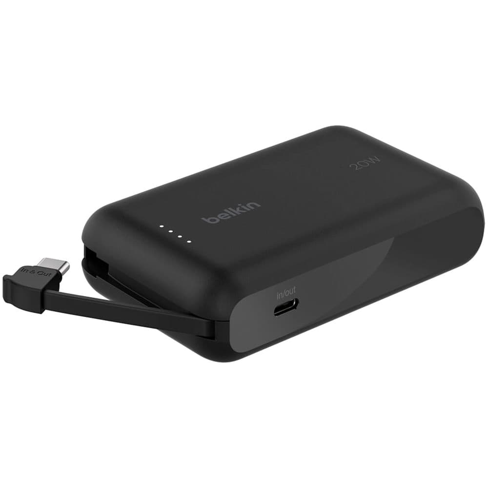 Powerbank Belkin 10,000mAh con cable integrado 20W
