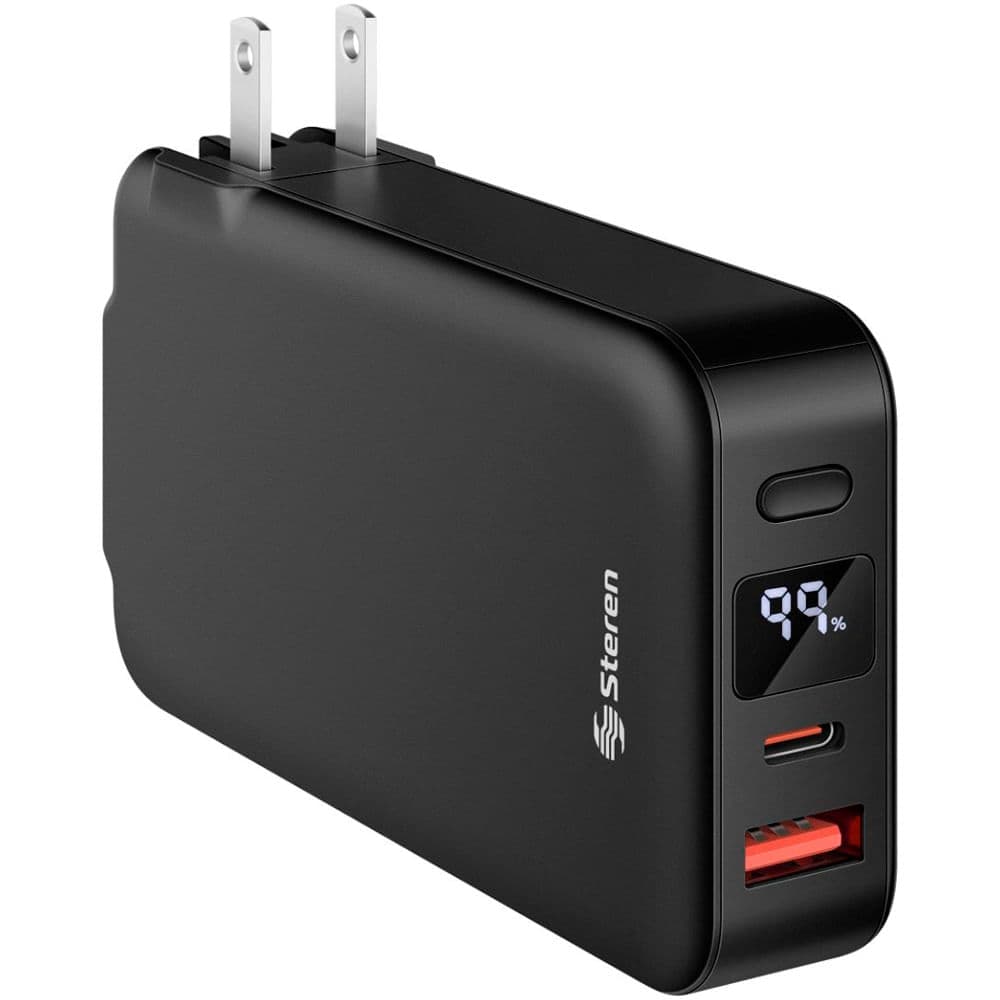 Cargador USB con Power Bank de 10,000 mAh 20W