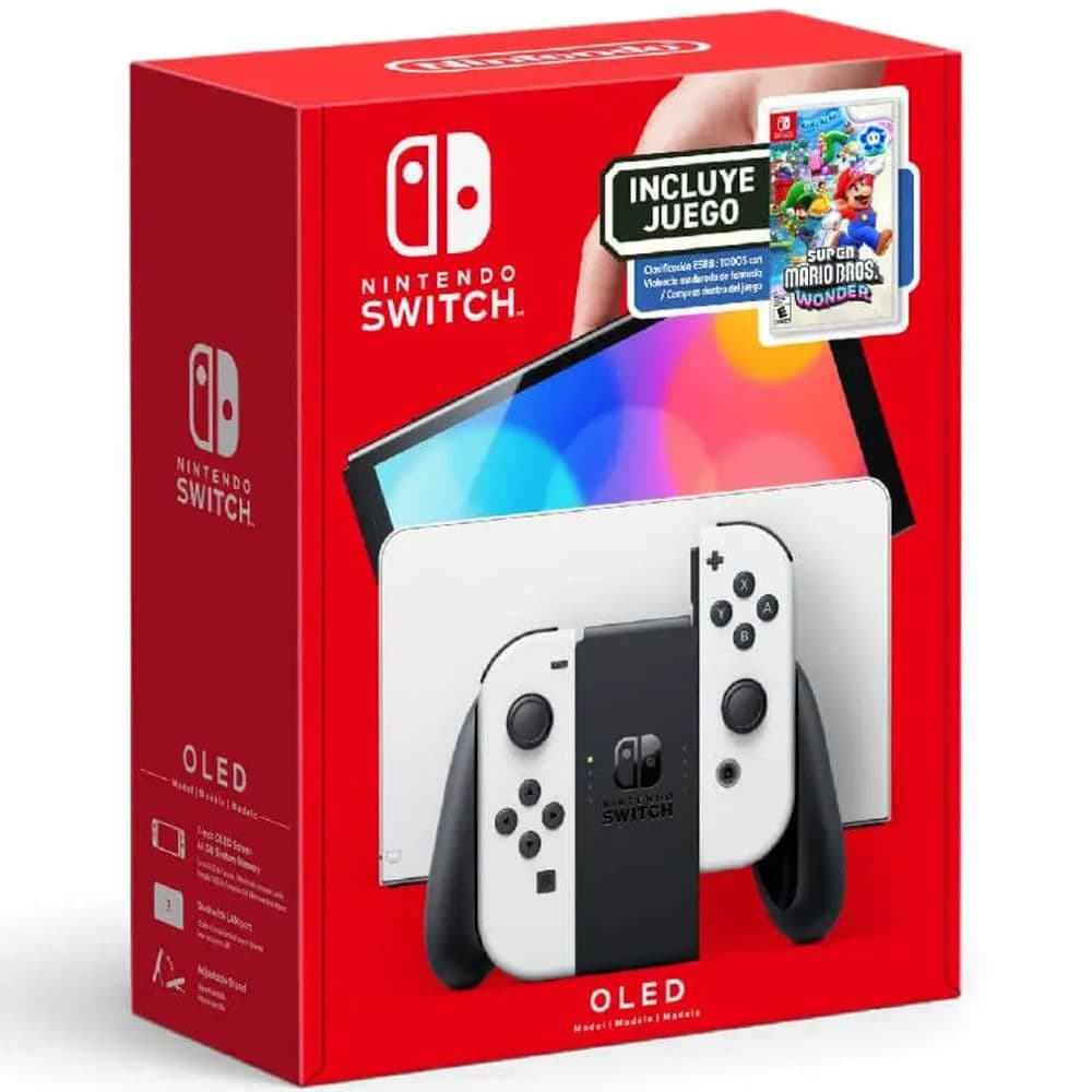 Consola Nintendo Switch OLED + Super Mario Bros Wonder