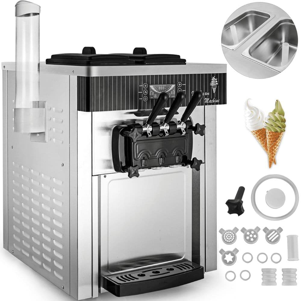 Máquina de helado suave 3 sabores