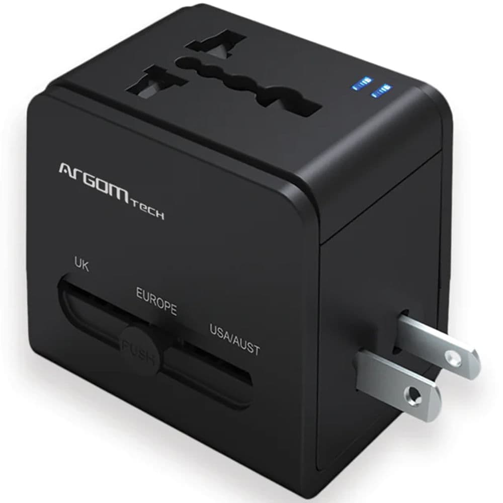 Cargador de viaje universal USB-C 20W y USB QC 3.0 18W