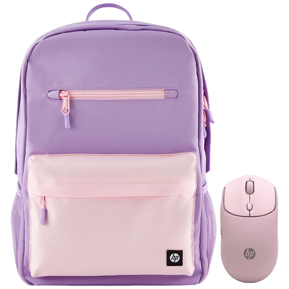 Combo mochila Hp Campus para laptop de 15.6" + mouse inalámbrico silencioso HP 400