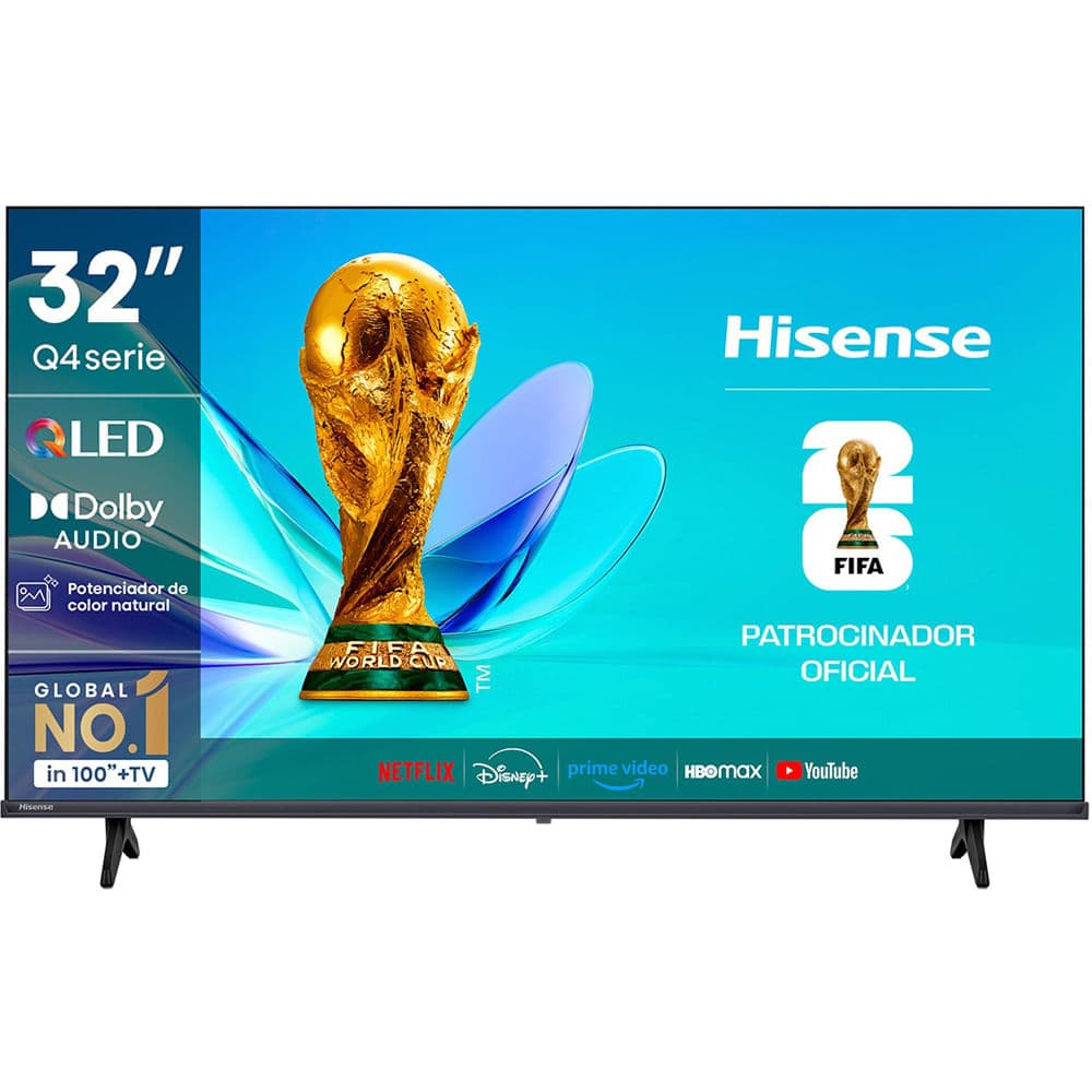 Pantalla Hisense 32" (81.28 cm) QLED HD 32Q4SV