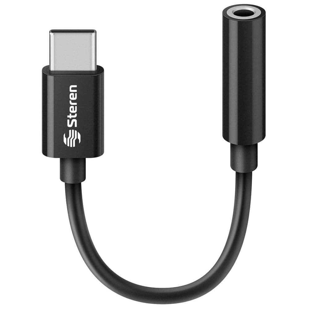 Adaptador Steren USB-C a 3.5mm
