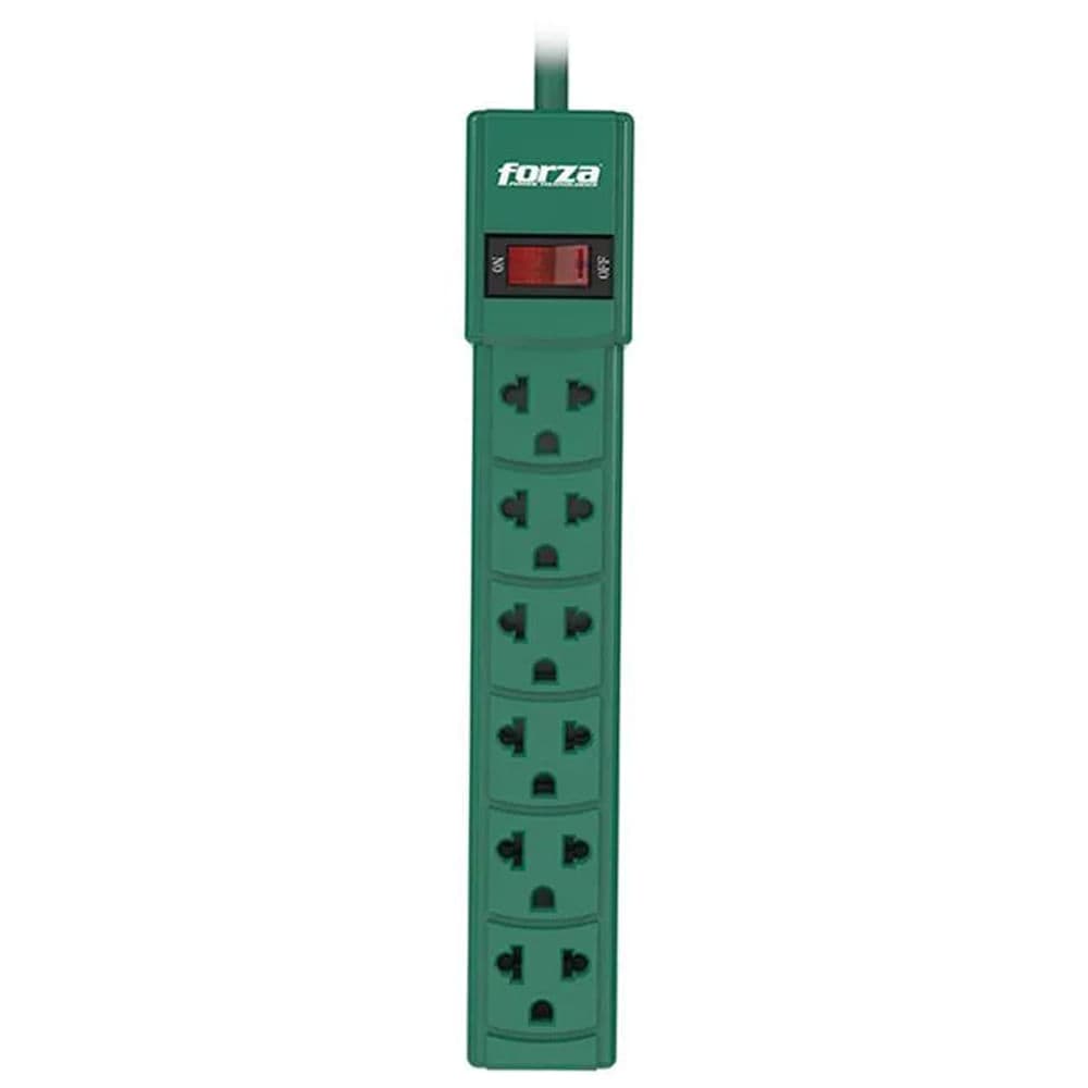 Regleta Forza con 6 conectores NEMA universales 2200W