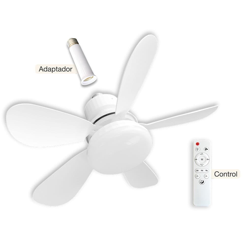 Bombillo Led ventilador luz blanca-neutra-amarilla