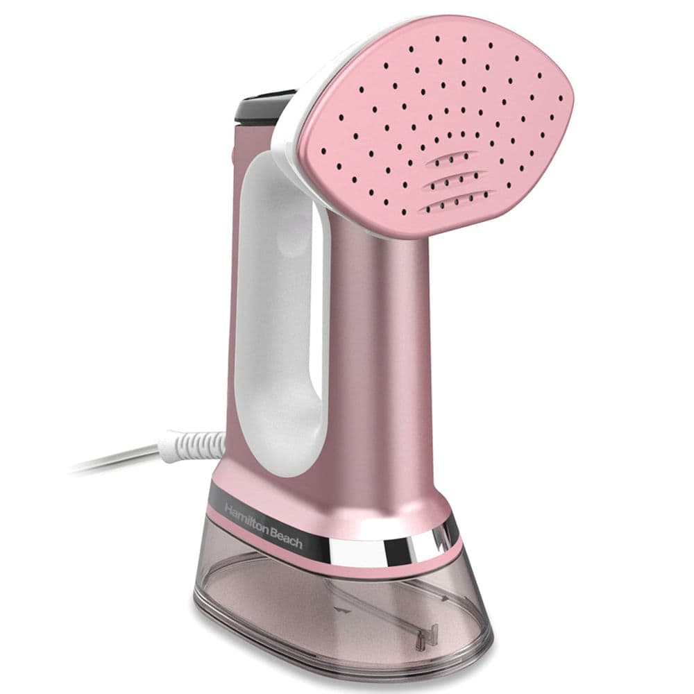 Plancha a vapor Hamilton Beach 3 en 1 rosada 11561