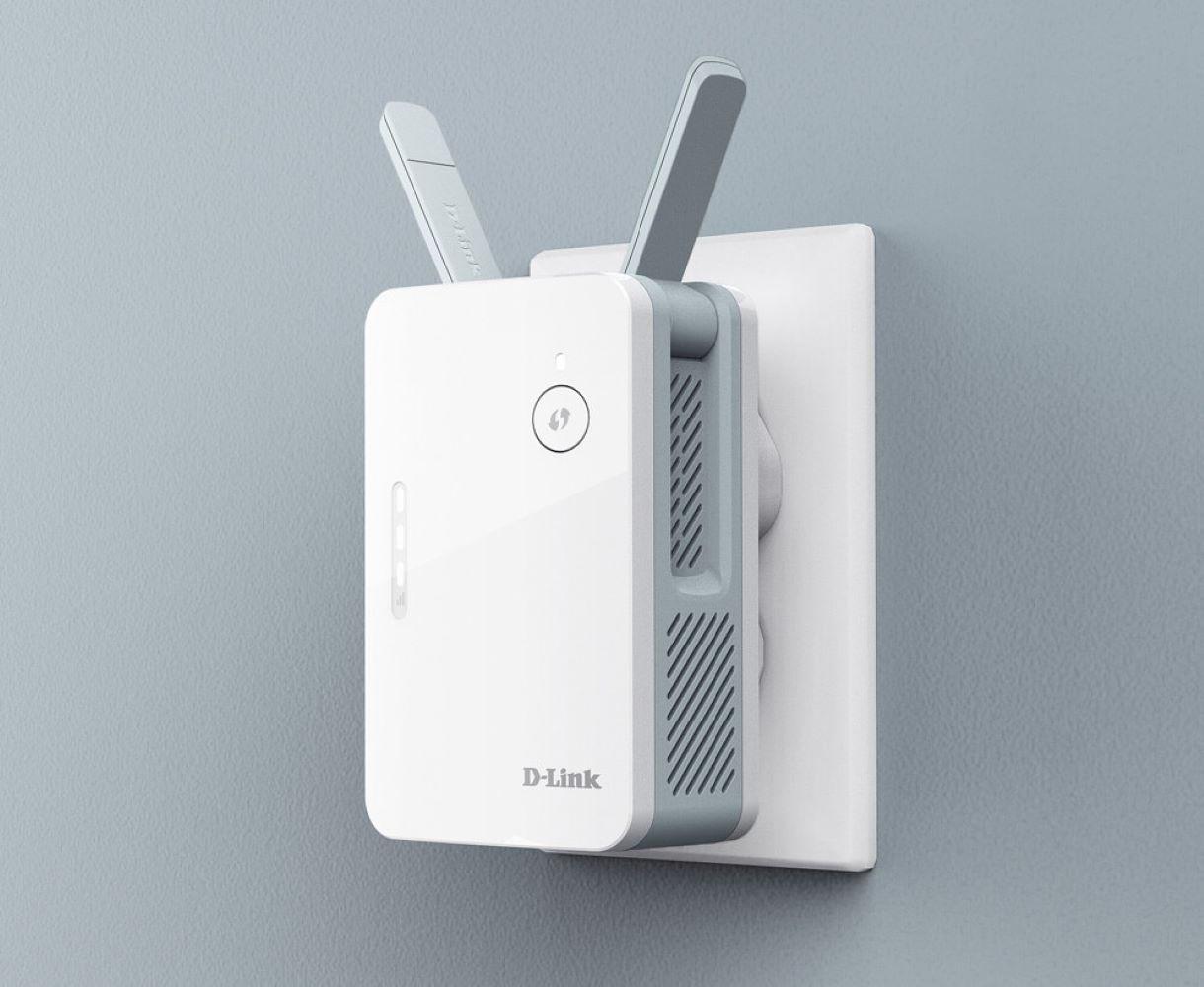 Repetidor de Red Wi-Fi 6 "AX" 1500Mbps con soporte MESH y puerto LAN GIGA