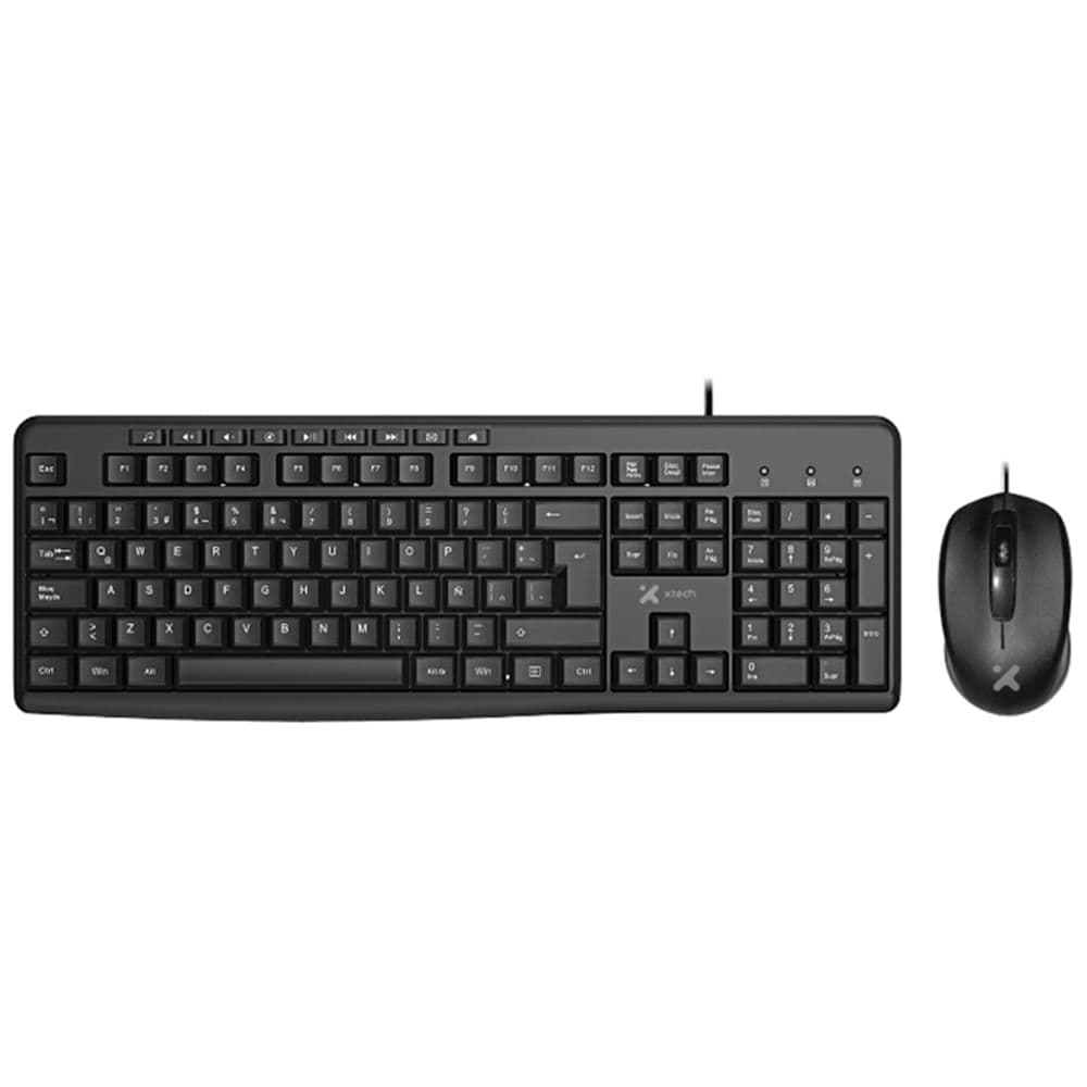 Combo teclado multimedia español y mouse USB
