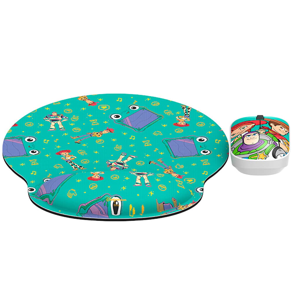 Kit mouse inalámbrico y mouse pad gel Toy Story 5