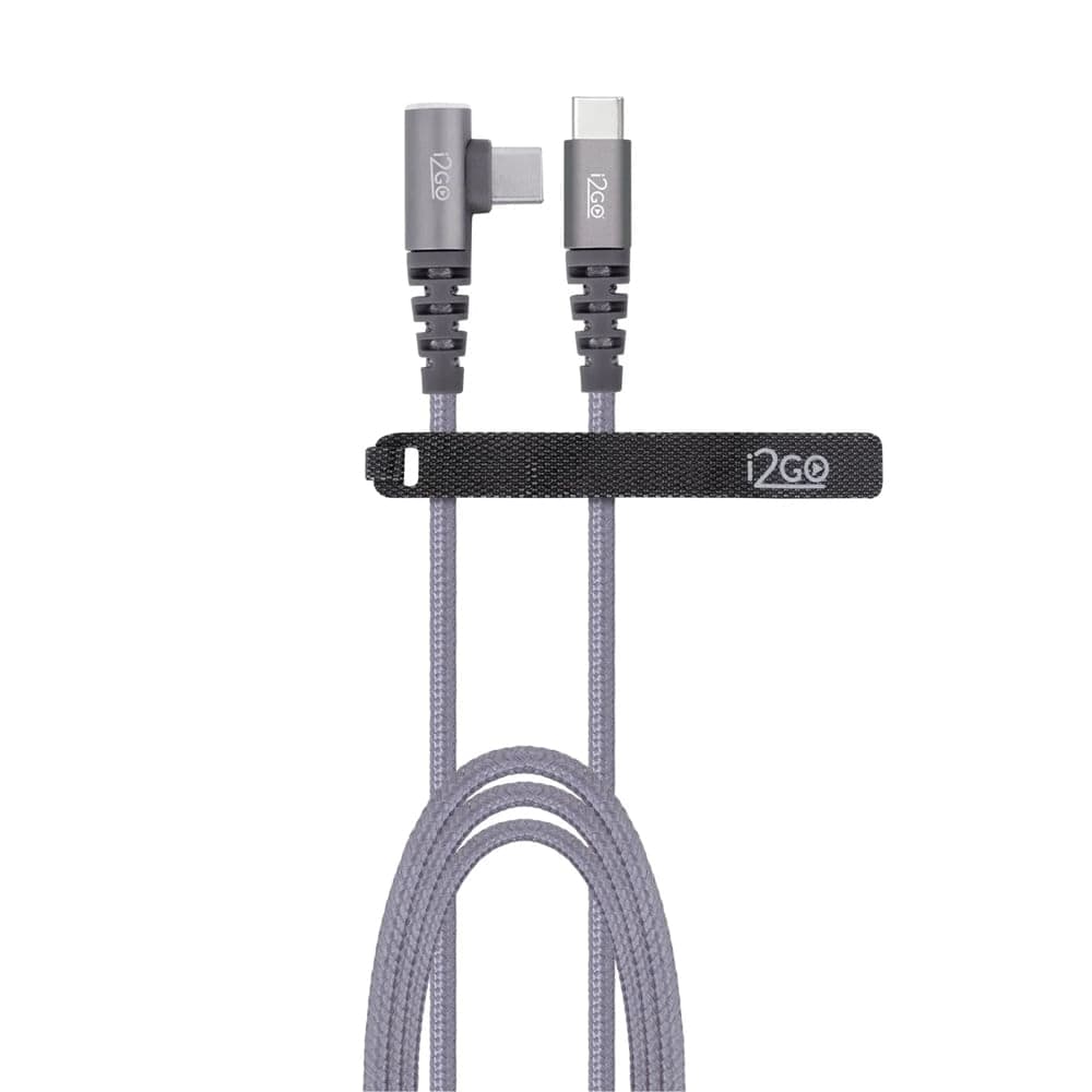 Cable i2GO USB-C a USB-C 90° 1.8m