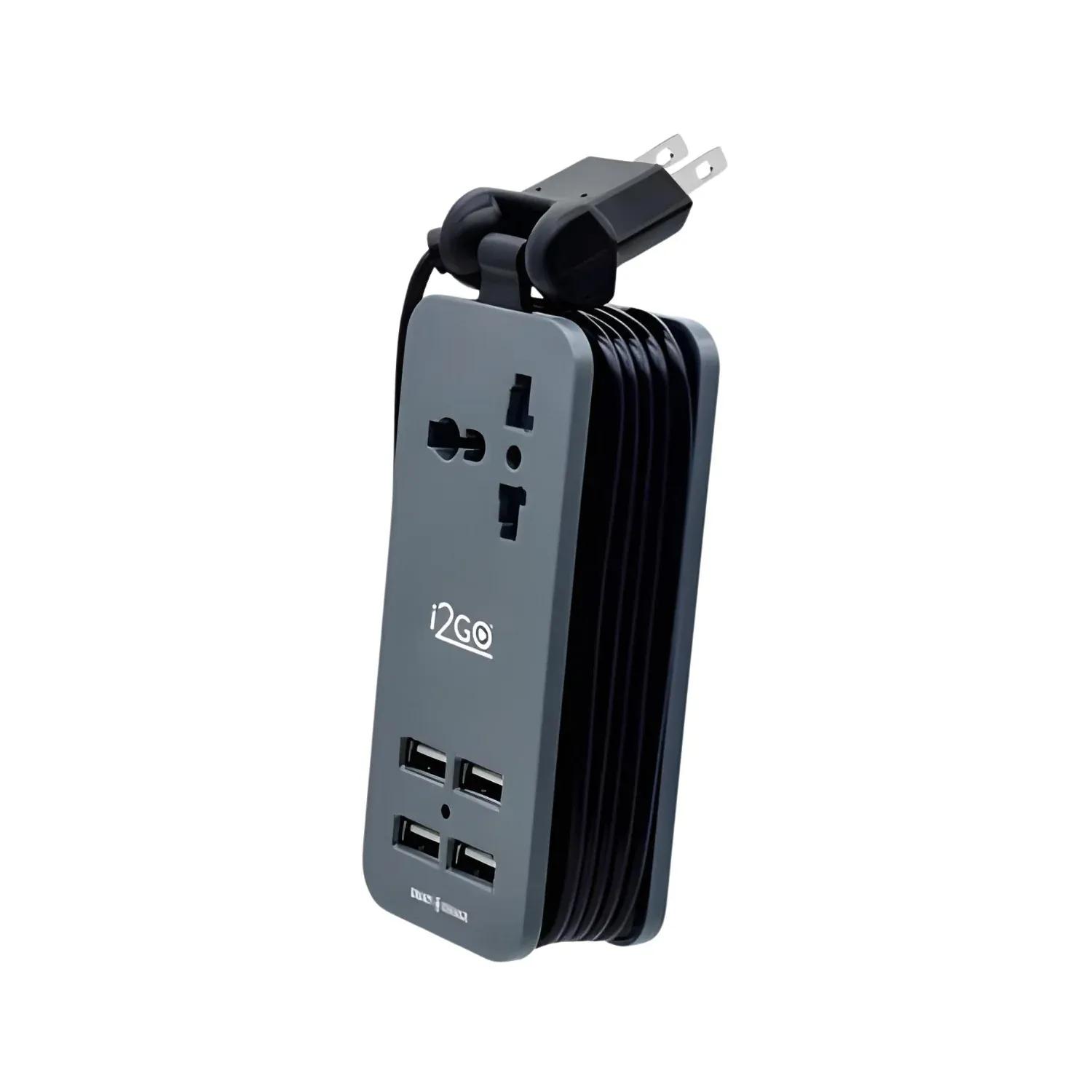 Regleta i2GO 1200W con 4 Puertos USB