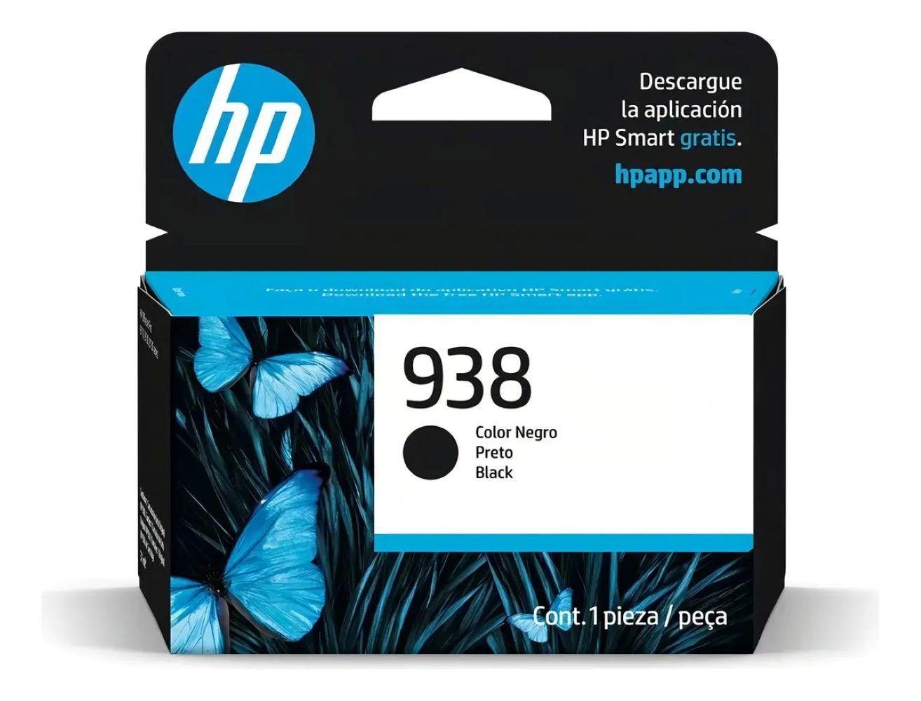 Tinta HP 938 Black Original- 4S6X5PL 10ML Compatible con 9110/9130/9730
