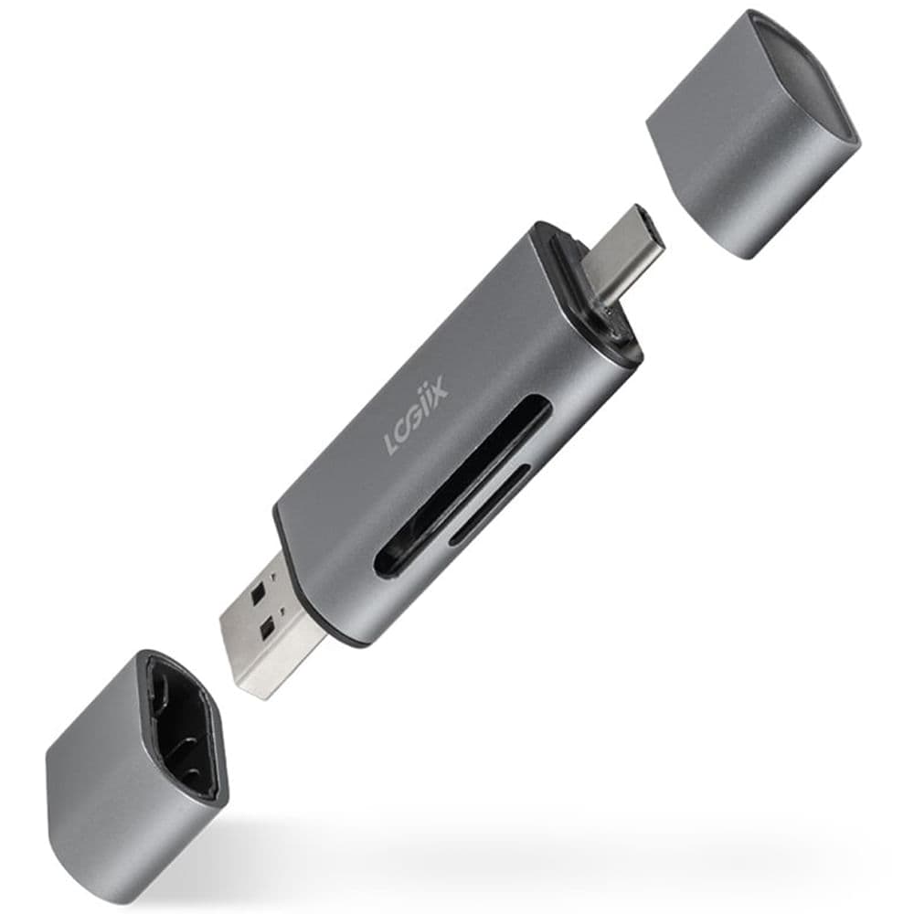 Lector LOGiiX USB-C/A SD y microSD
