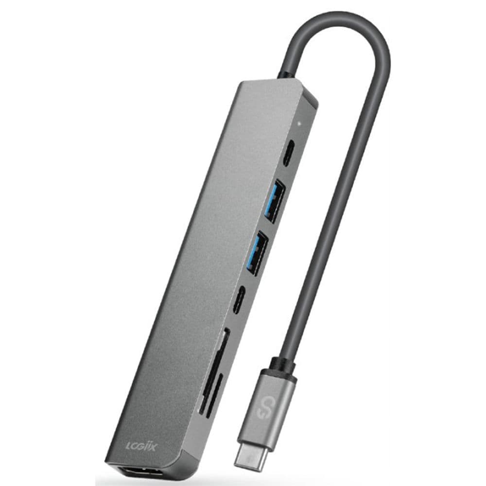 Adaptador LOGiiX USB-C 7 en 1 HDMI 4K