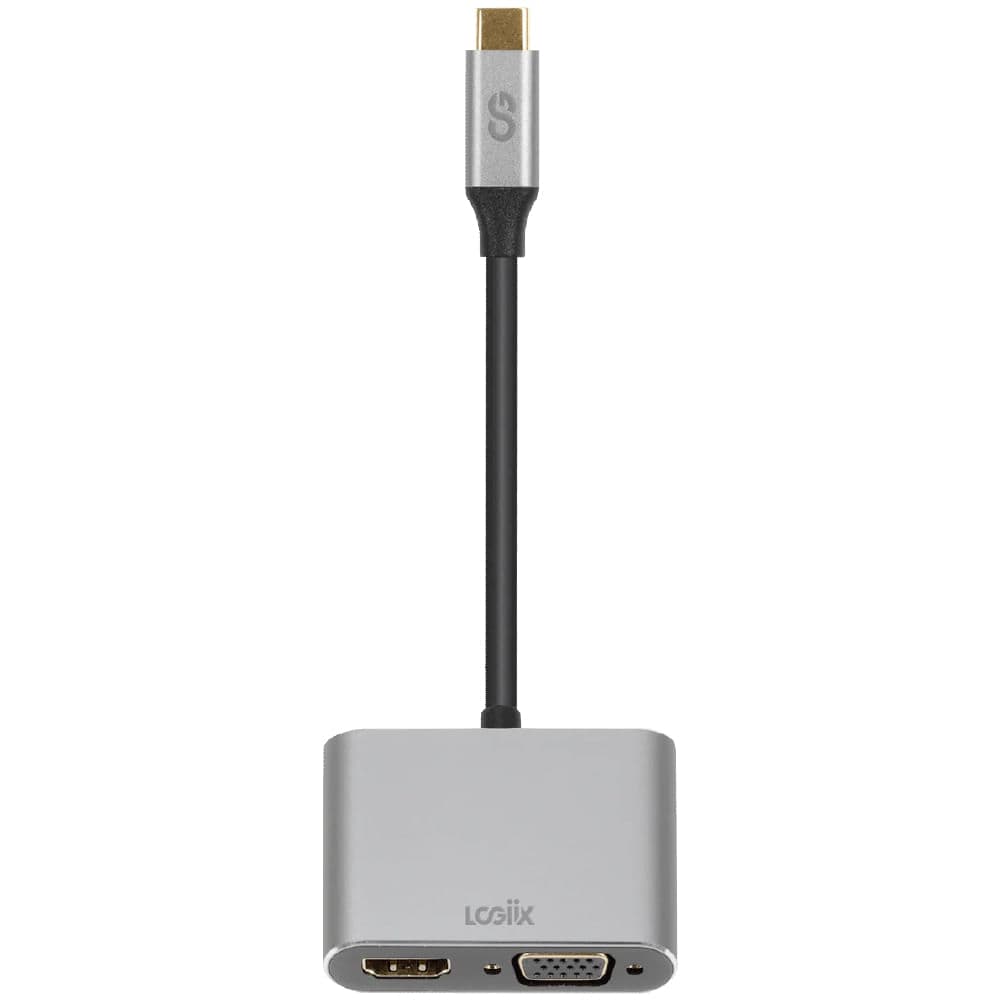 Adaptador LOGiiX USB-C a HDMI y VGA