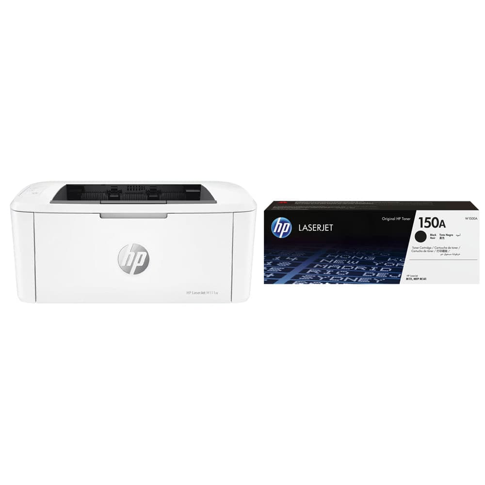 Bundle impresora HP LaserJet M111W Wi-Fi monocromática + Cartucho tóner Laserjet 150A