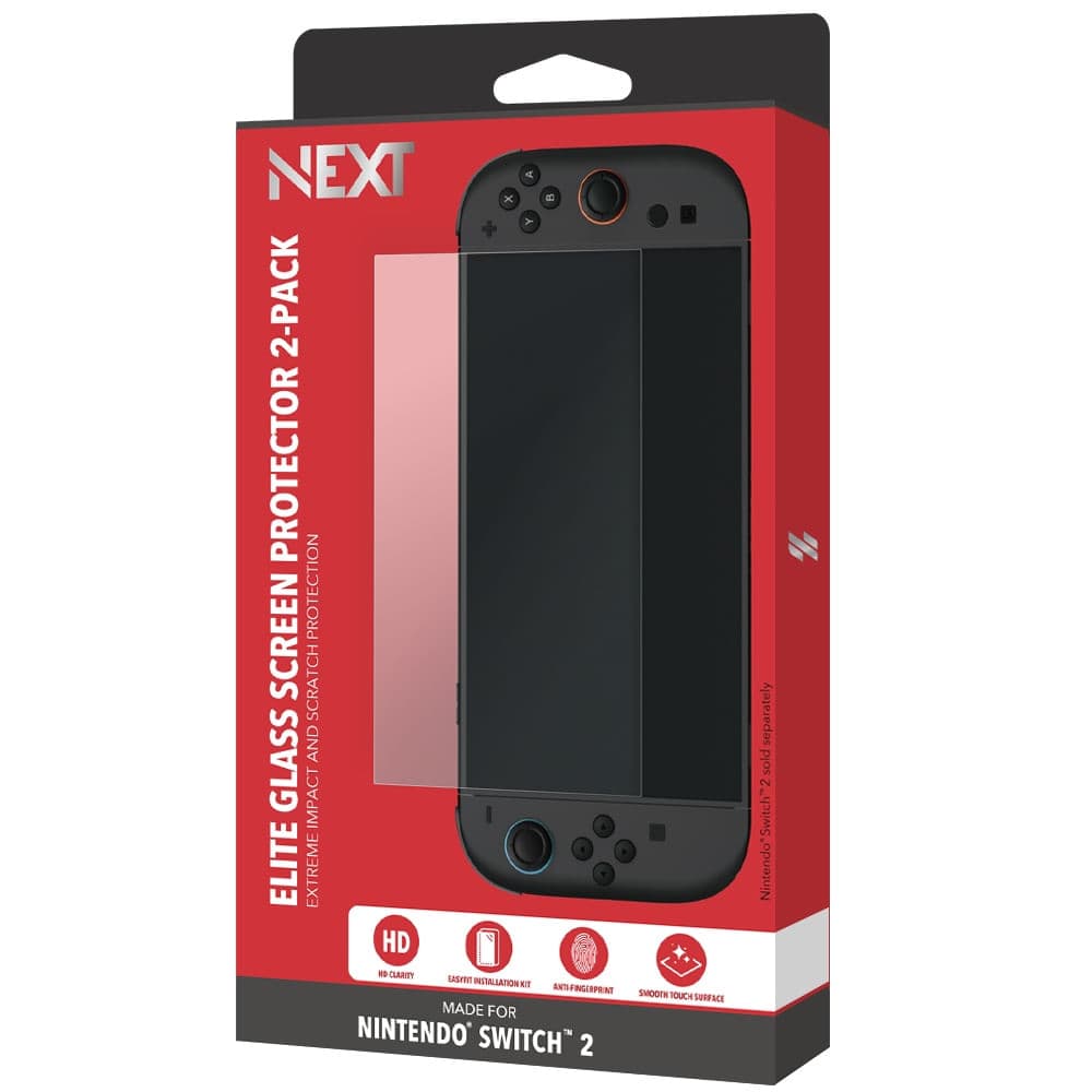 Protector Next Elite Glass 2-Pack para Nintendo Switch 2 - NX-NS2SP2