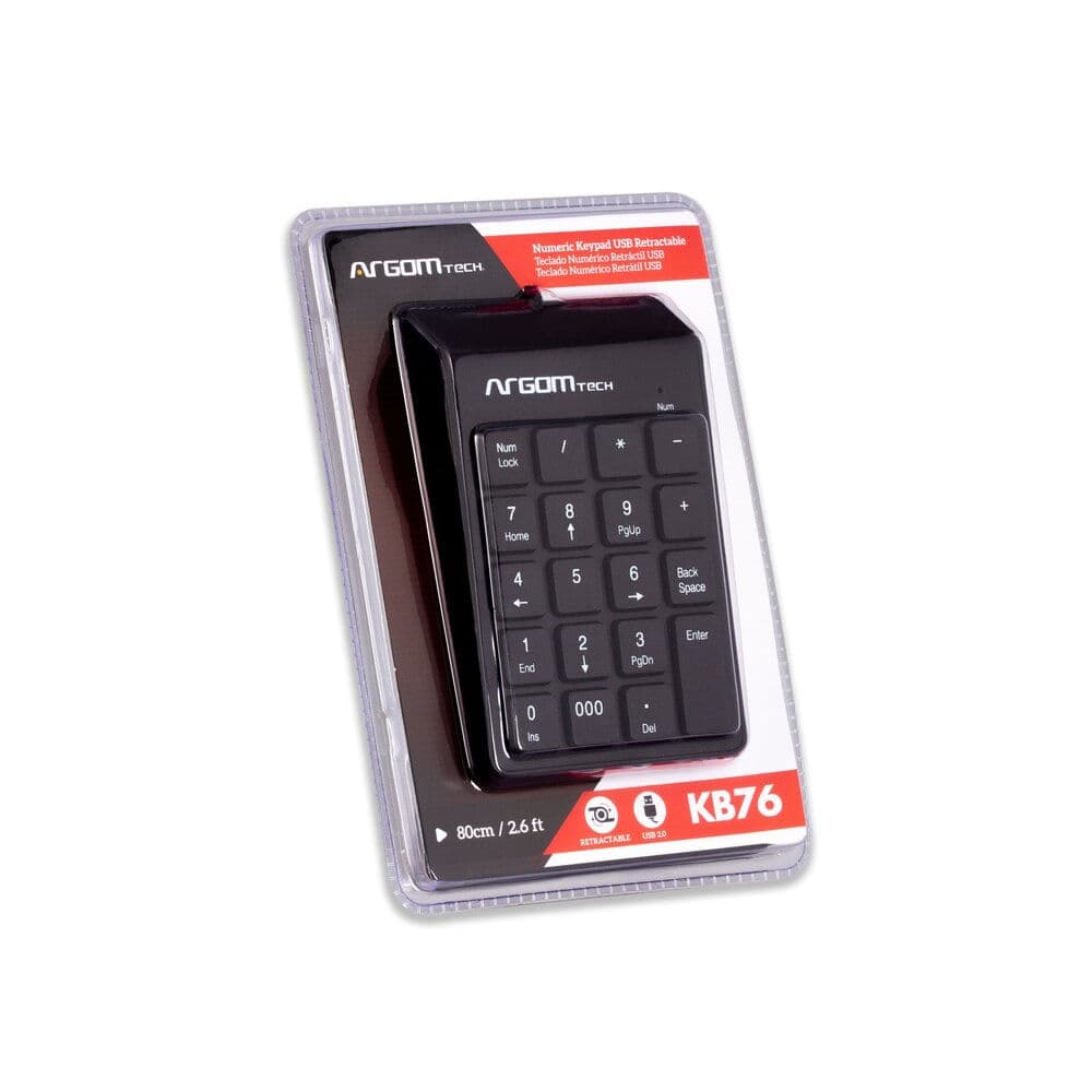Teclado Numérico Retráctil USB