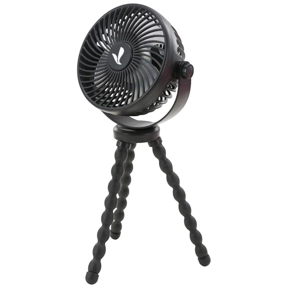 Ventilador negro portátil para coche de bebé