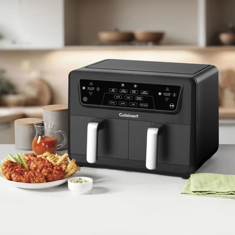 Freidora de aire Cuisinart 2 cestas 5.2 litros (5.5 q)