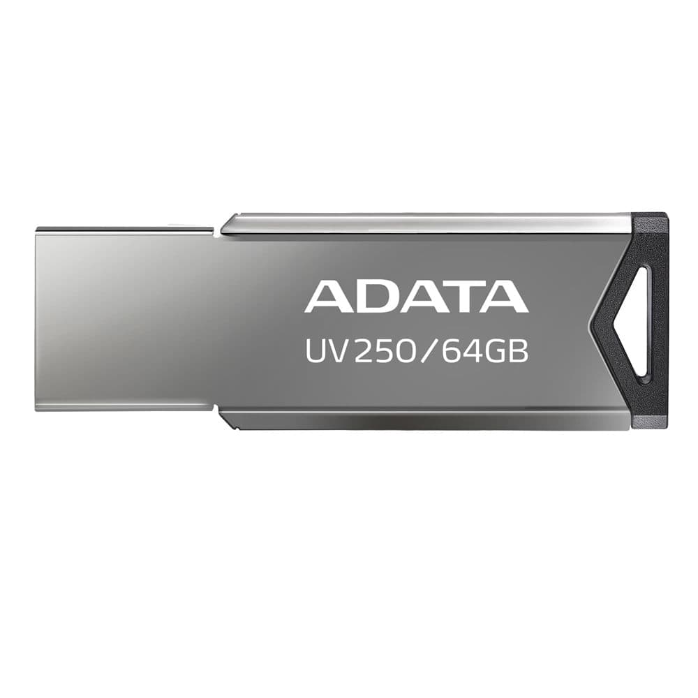 MEMORIA USB ADATA METALICA 64GB AUV250-64G-RBK