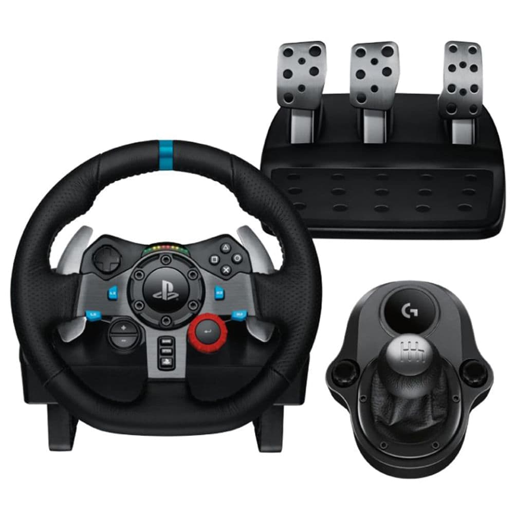 Combo gaming timón + Pedal + Palanca de cambio Logitech G29